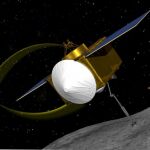 Recreación digital de la nave OSIRIS-Rex