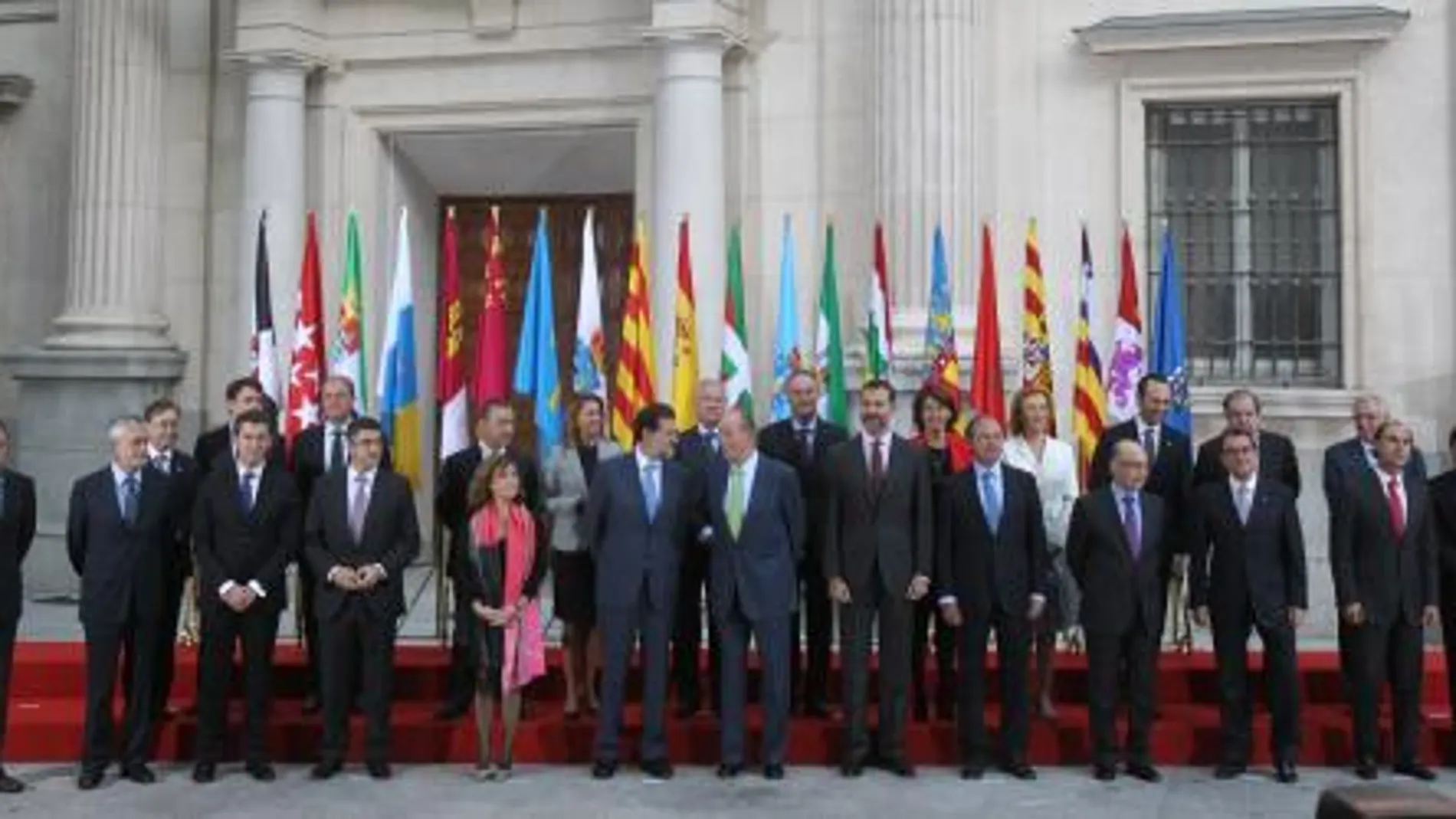 Imagen de la última conferencia autonómica de presidentes, celebrada en 2012.