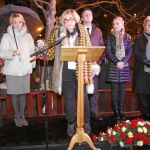 Consuelo Ordóñez toma la palabra en un acto de homenaje ayer en Madrid