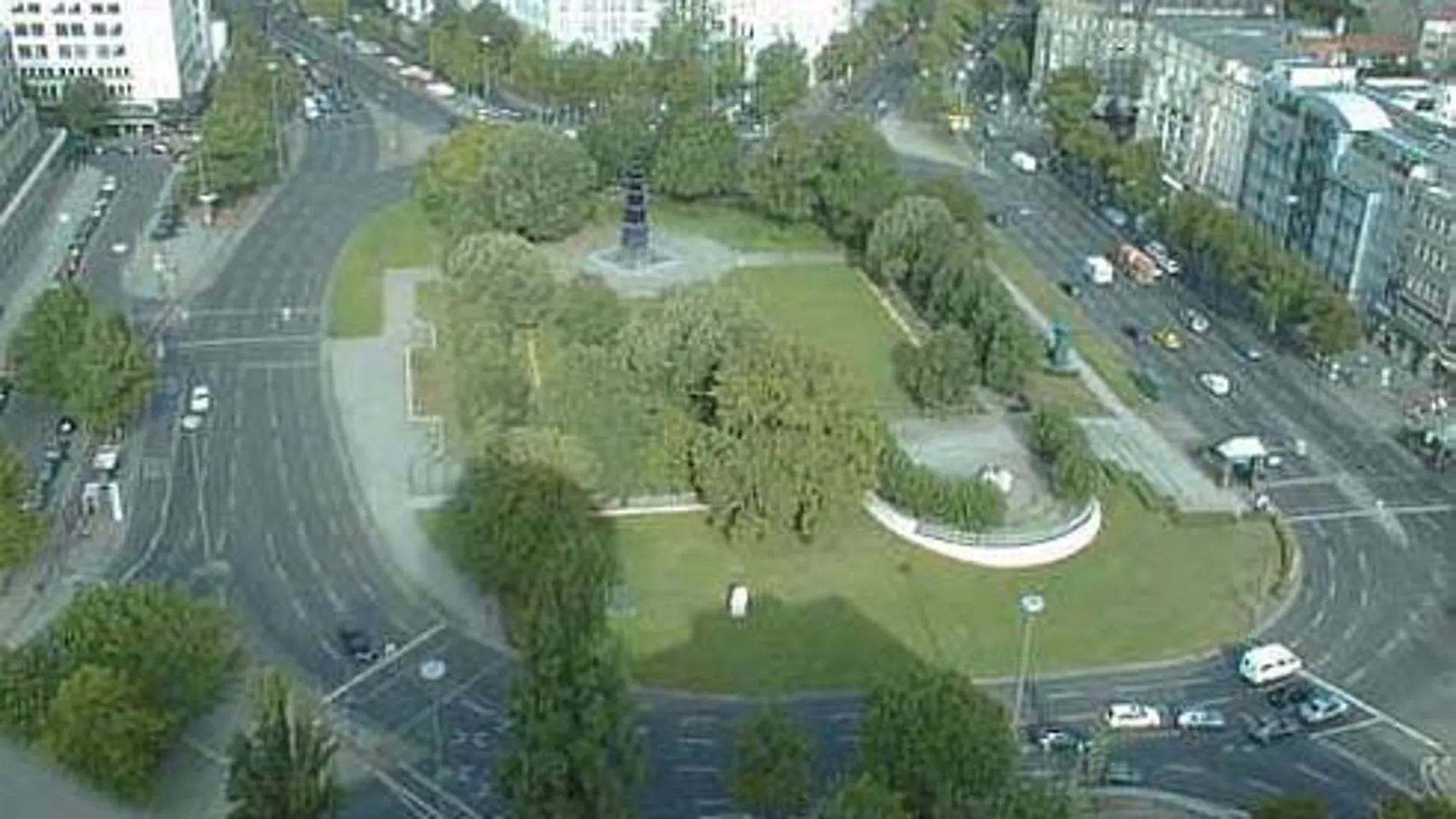 Imagen de la plaza renombrada por Google durante unas horas
