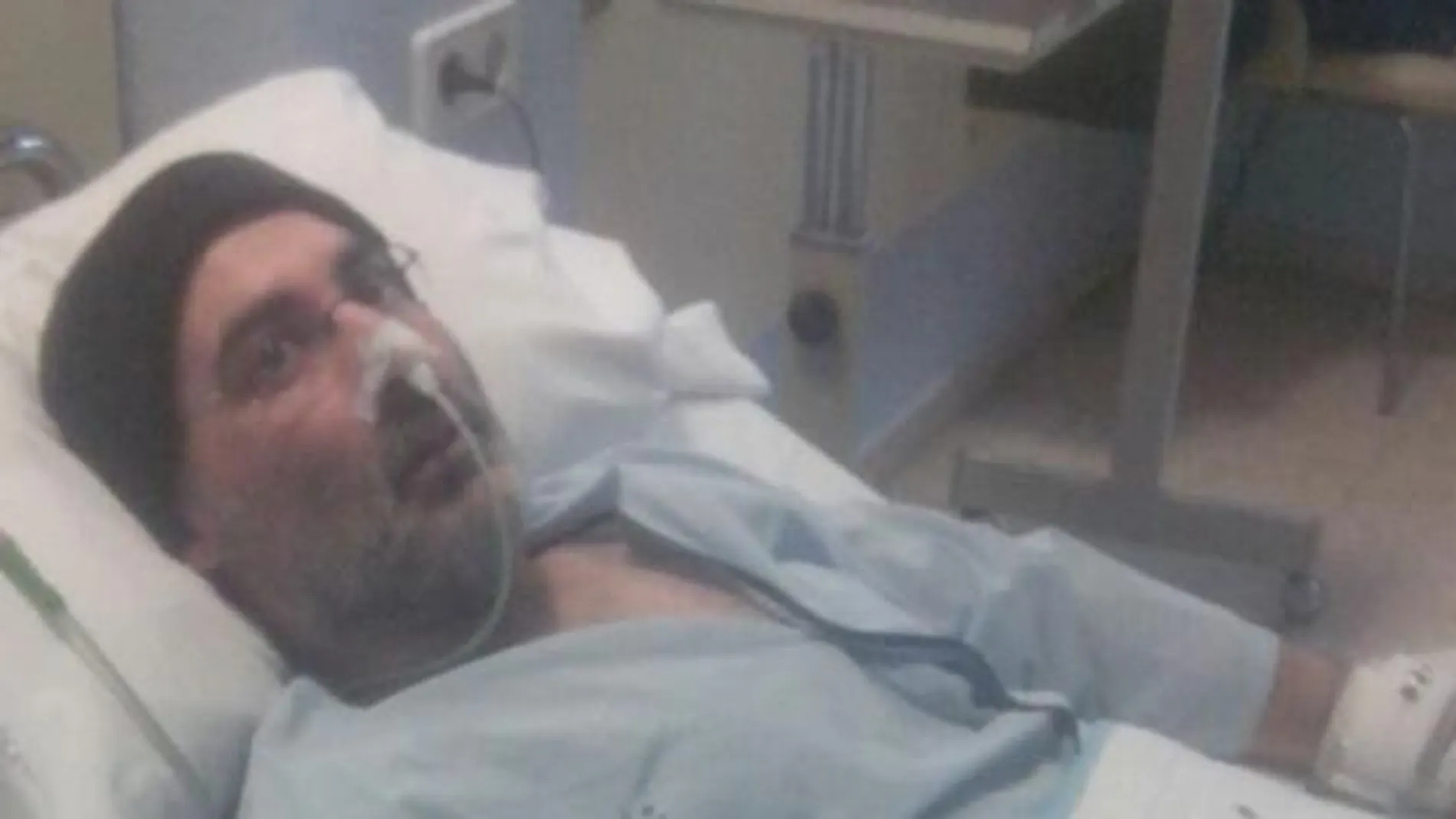 David Villafañe, en huelga de hambre desde hace 77 días, regresa a prisión tras ser hospitalizado