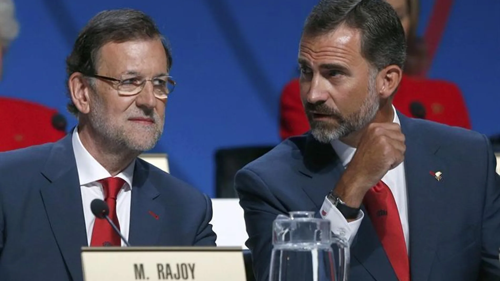 Mariano Rajoy y Felipe de Borbón, en una imagen de archivo.