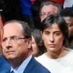 ¿CUMBRE DE CELOS?. Hollande, frente a Trierweiler, con su ex Ségolène a la izda., y su amante, Gayet, al fondo