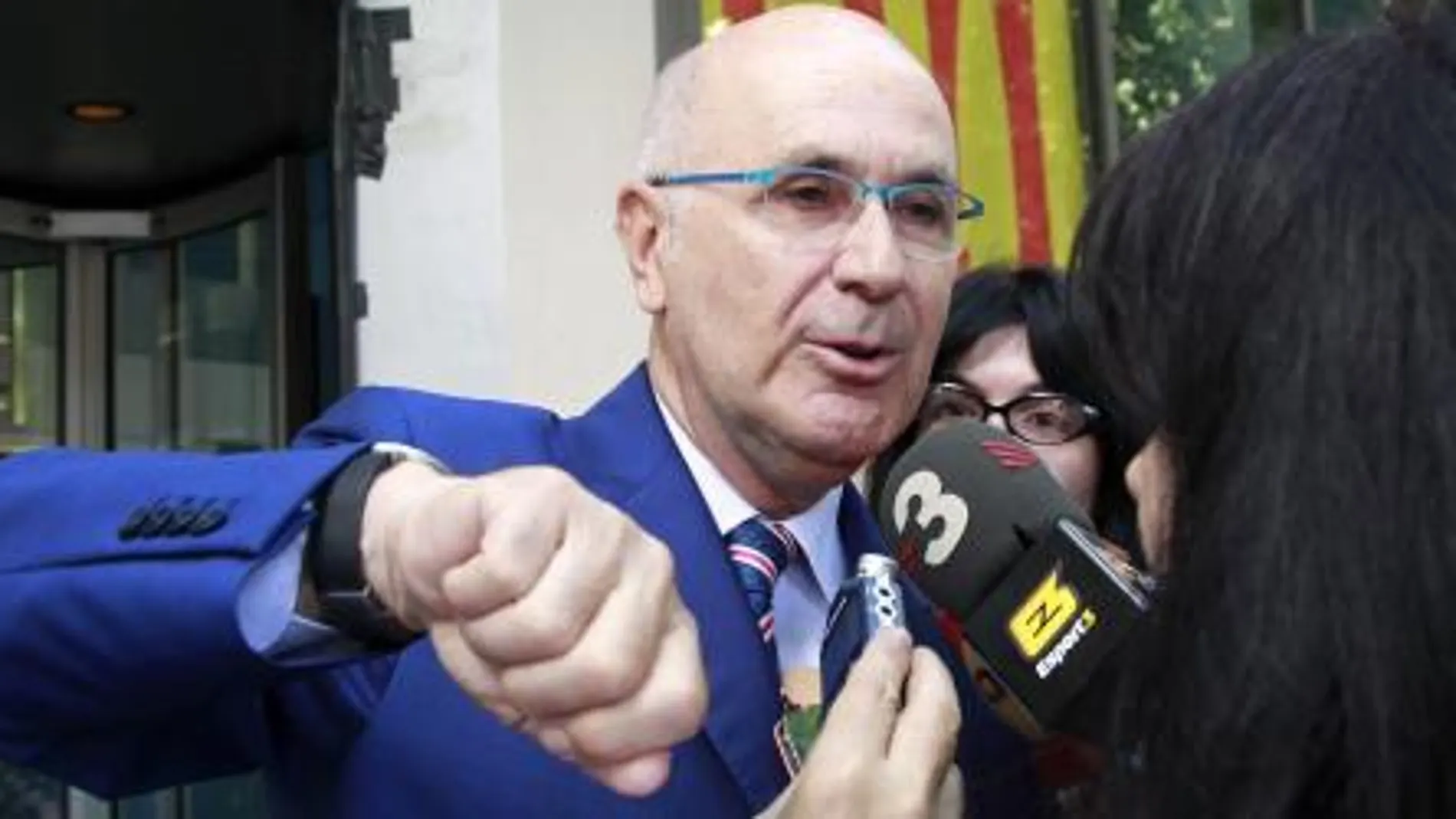 El líder de Unió, Josep Antoni Duran Lleida, hoy.