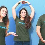 Marina, Miriam y Alfonso, los creadores de Allergychef, la plataforma de reserva de restaurantes para alérgicos e intolerantes