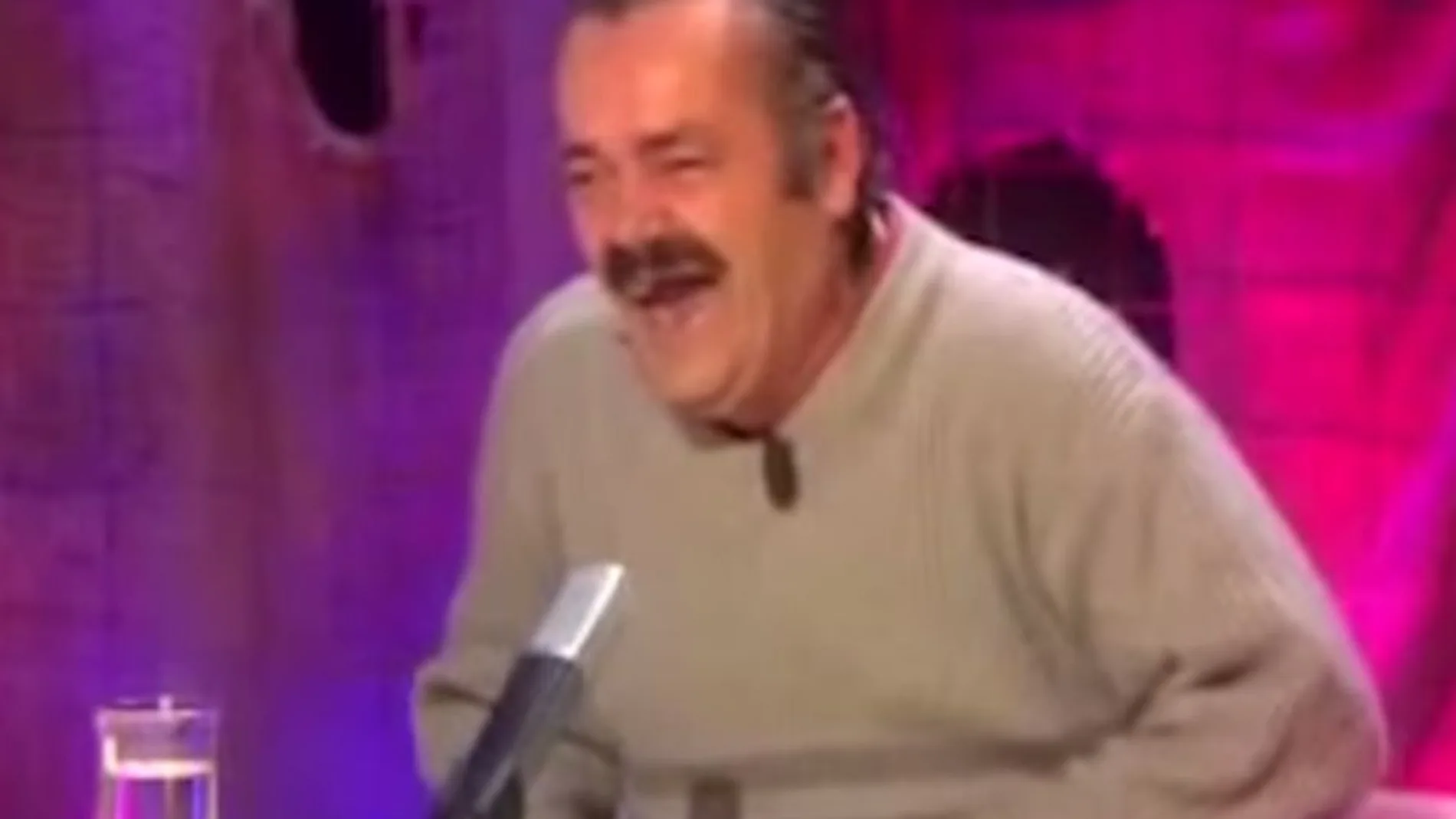 Juan Joya, "el risitas", en un fotograma del vídeo