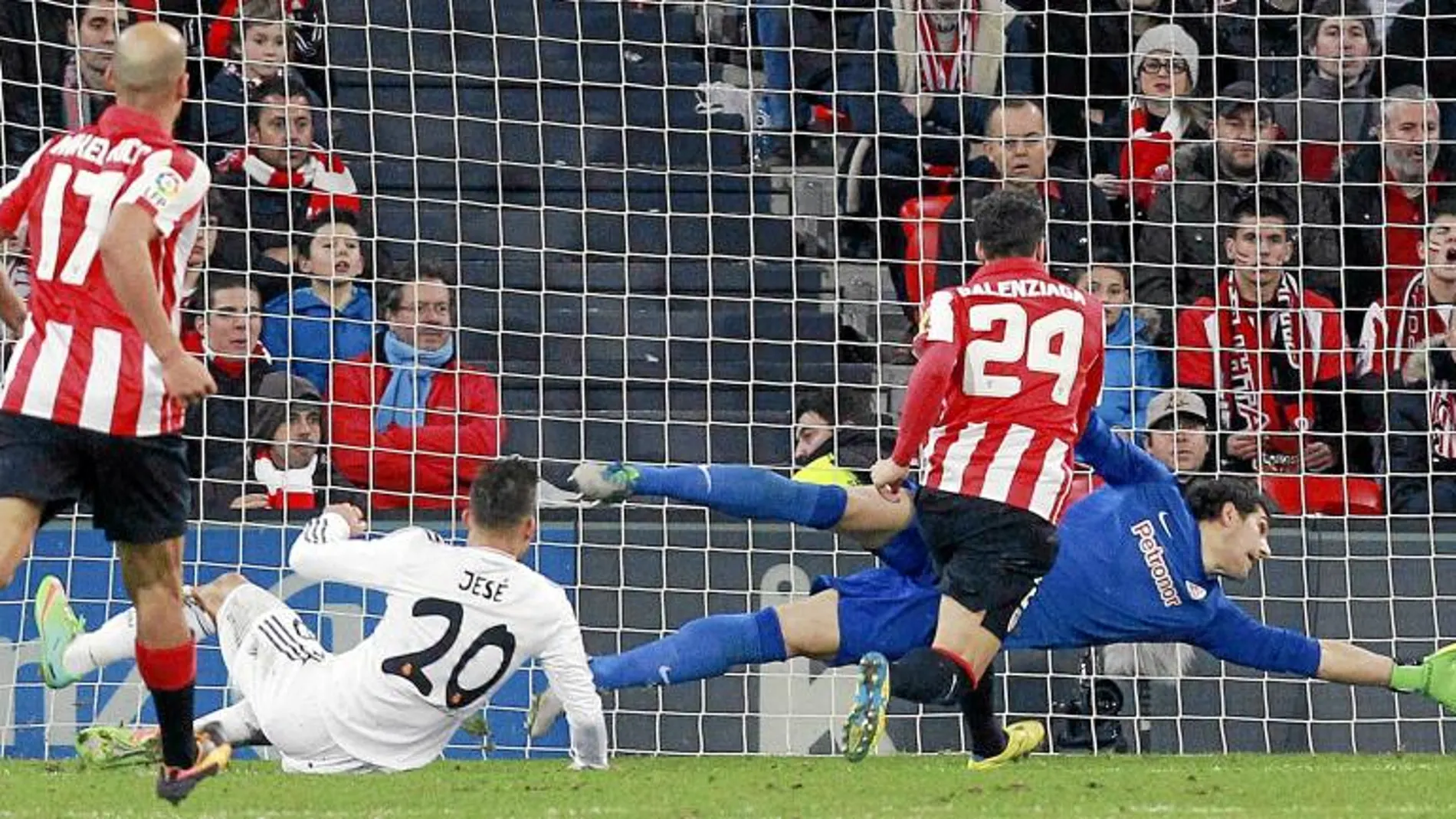 Jesé volvió a ser decisivo para el Real Madrid. Marcó su quinto gol esta temporada