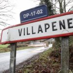 Imagen del cartel de localizacion del pueblo de Cospeito, Villapene
