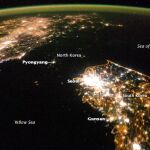 El «agujero negro» de Corea del Norte, visto desde el espacio