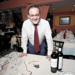 José de la Cruz, en el comedor del restaurante