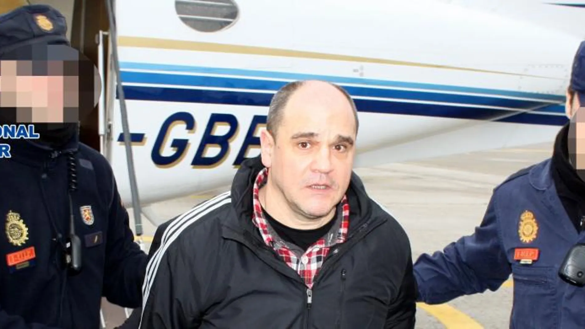 Javier Abaunza, en el momento de su llegada a Madrid