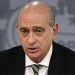 El ministro del Interior, Jorge Fernández Díaz, tras la rueda de prensa del Consejo de Ministros