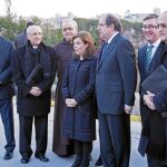 Herrera y Sáenz de Santamaría con los miembros que constituyen la Comisión Nacional para la conmemoración
