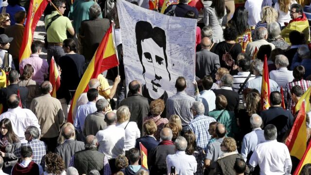 Concentración en octubre de 2013 contra la derogación de la "doctrina Parot".