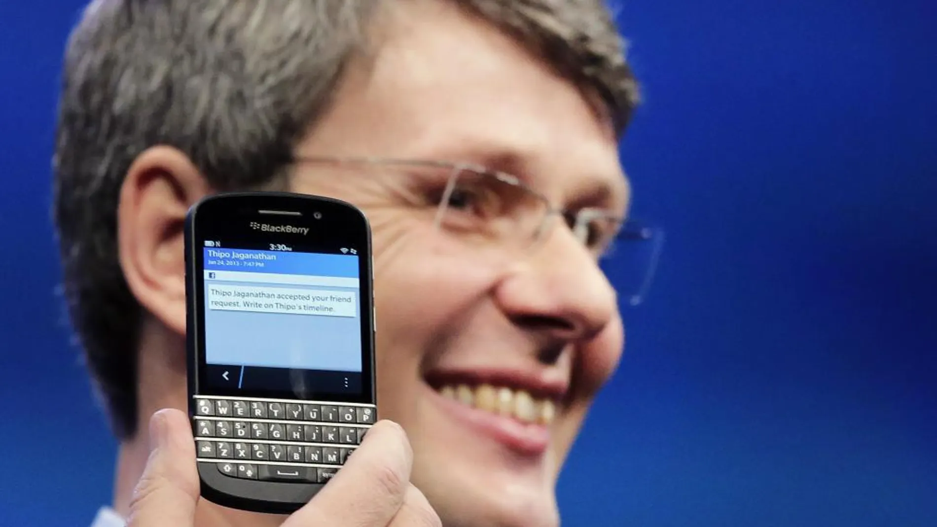 Thorsten Heins presenta la nueva BlackBerry 10