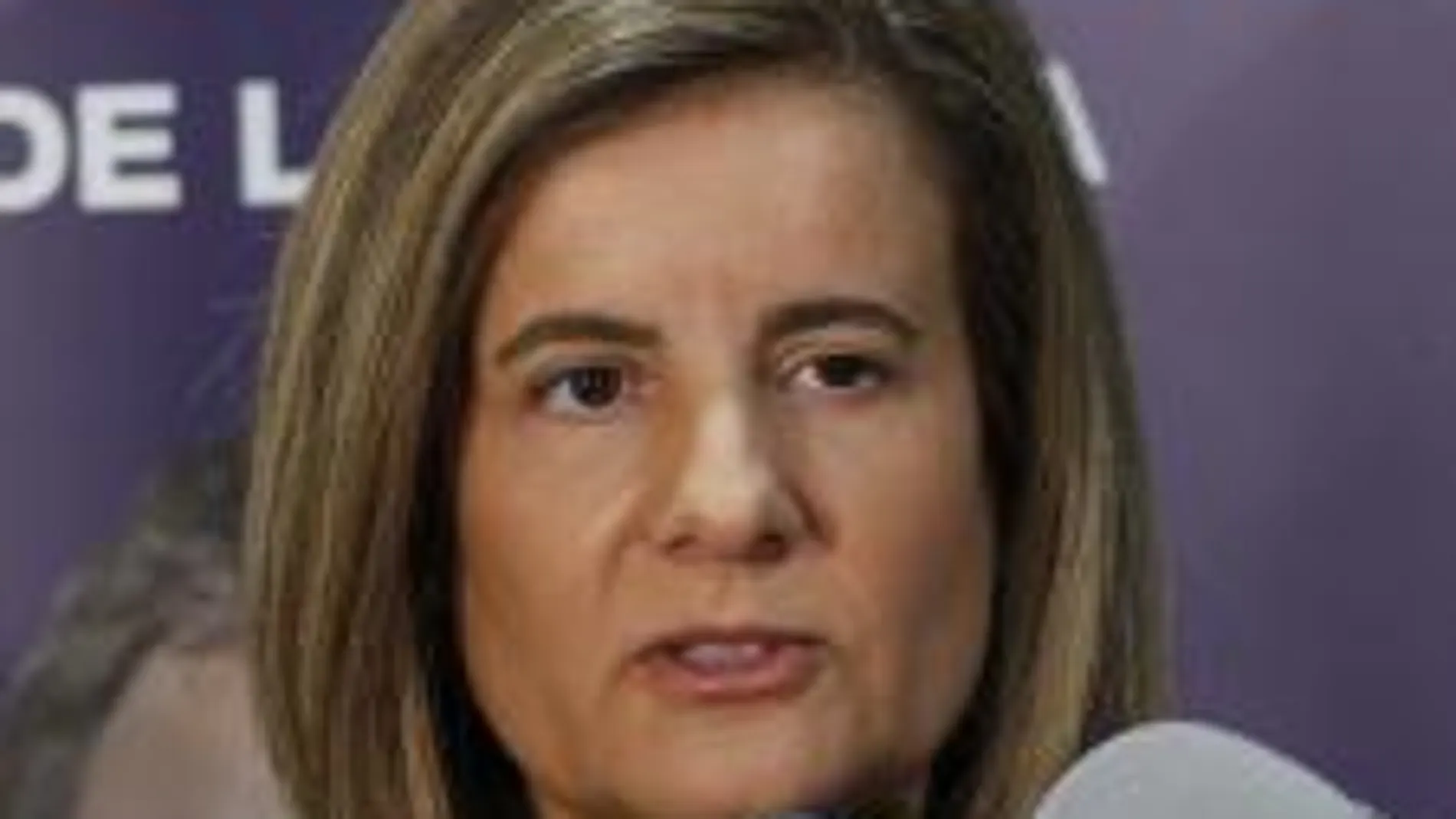 La ministra de Empleo y Seguridad Social, Fátima Báñez.