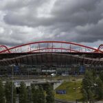 Vista del estadio de La Luz, en Lisboa, donde juega sus partidos el Benfica y sede de la final de la Liga de Campeones.