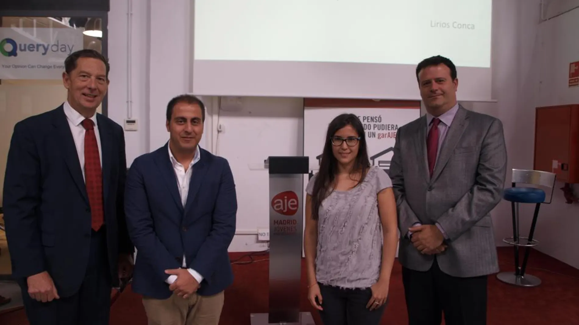 Nicolás Mouze (DHL), Fran Gallego (Royal Comunicación), Lirios Conca (Google), Jose Luis González (Banco Sabadell)