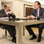Rajoy y Rubalcaba se han reunido varias veces para hacer frente común ante Mas