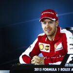 El piloto alemán de Fórmula Sebastian Vettel, de Ferrari