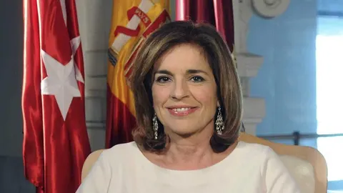 Ana Botella, durante su primer discurso navideño