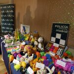 Vista general de los juguetes peligrosos para los niños que ha intervenido en comercios de Madrid la Policía Nacional