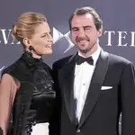 Tatiana y Nicolás, el pasado lunes, en la gala de la revista «Telva»