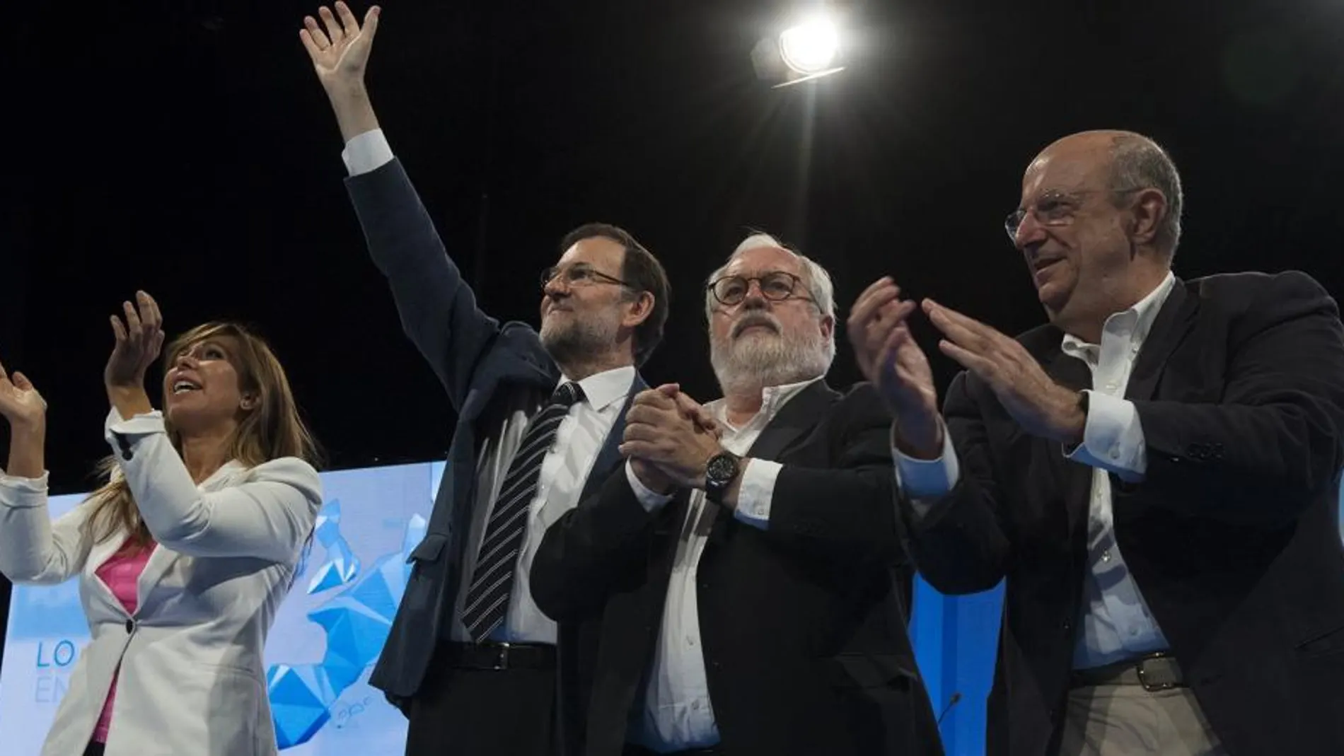Acto electoral de Mariano Rajoy en Barcelona el pasado mes de mayo.