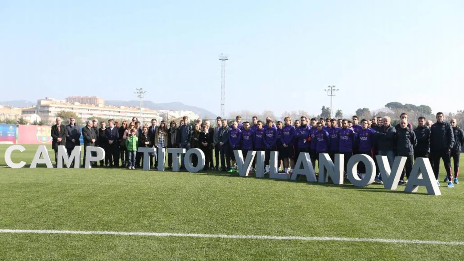 El campo de entrenamiento del Barça recibe el nombre de Tito Vilanova