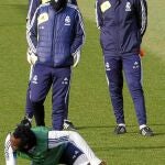 Último entrenamiento en Valdebebas antes del parón navideño