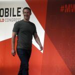 Mark Zuckerberg, durante su conferencia en Barcelona