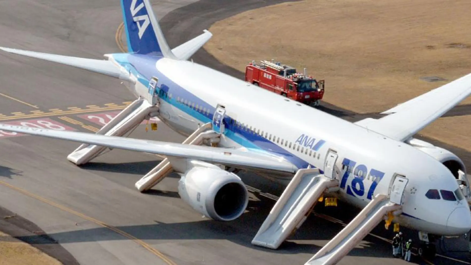 El Boeing 787 despega en falso