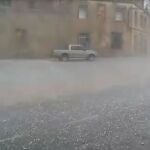 El granizo arrasa el municipio valenciano de Sinarcas