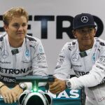 Los pilotos de Mercedes, Nico Rosberg y Lewis Hamilton
