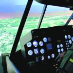 Los jóvenes pilotos de la base de Colmenar Viejo entrenan en simuladores que reproducen los helicópteros Chinook y Cougar
