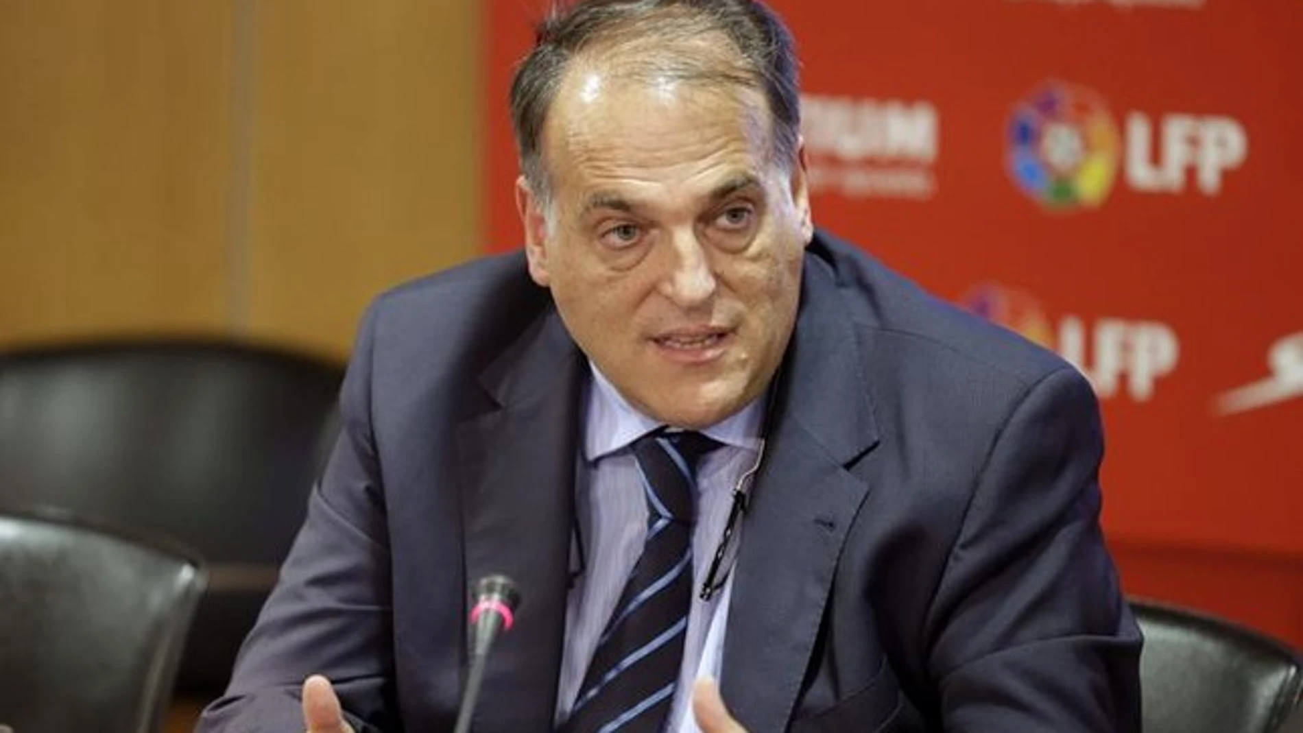 Javier Tebas, presidente de la Liga de Fútbol Profesional