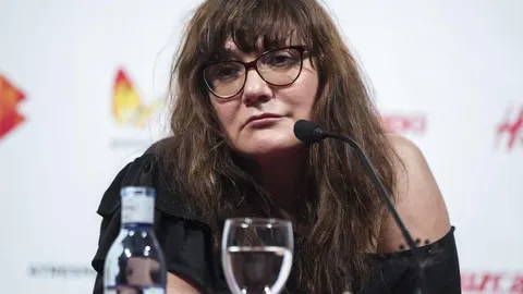 La directora Isabel Coixet durante la rueda de prensa que ha ofrecido hoy en el marco del 18 Festival de Cine Español de Málaga