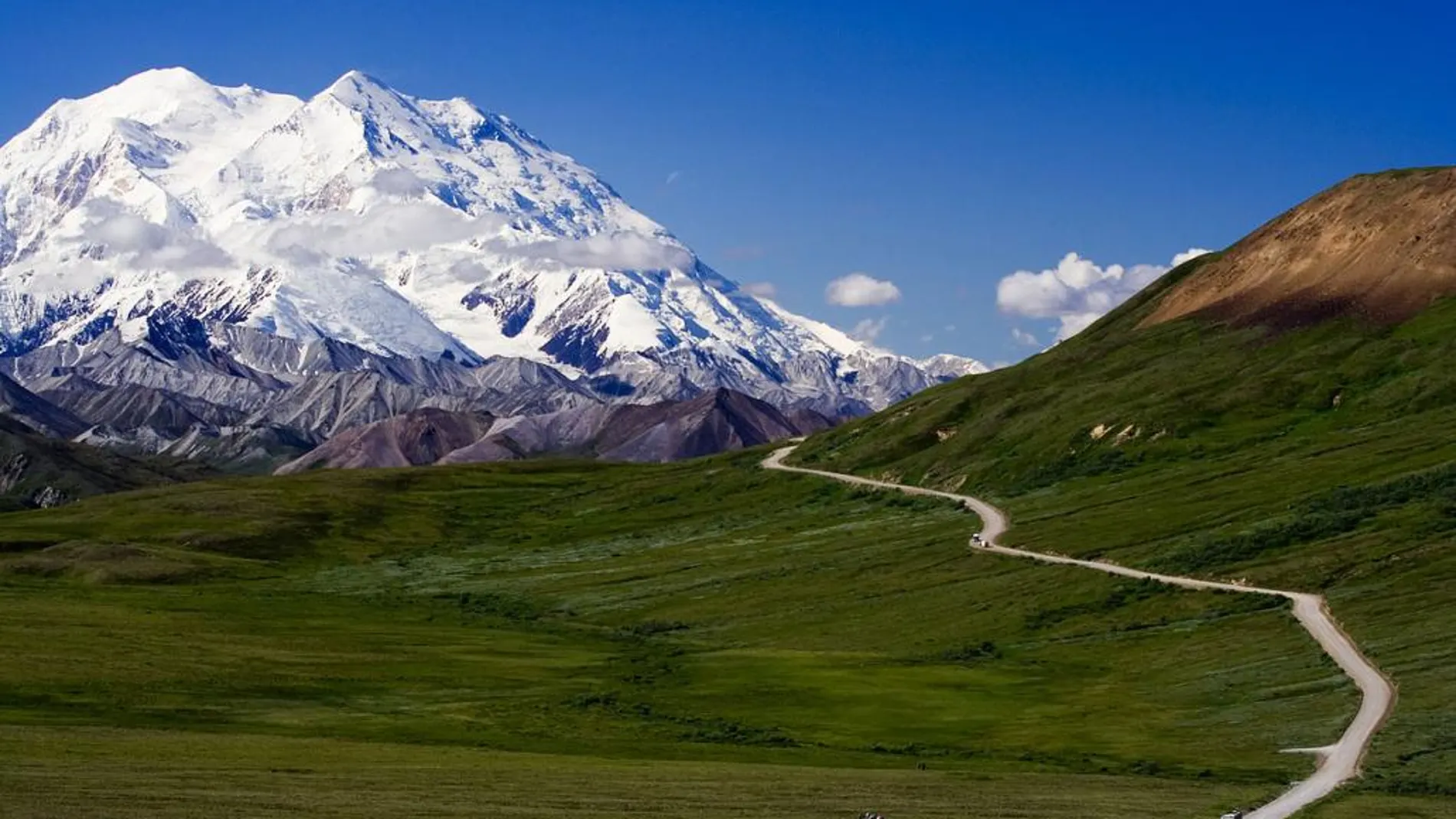 El monte McKinley en Alaska