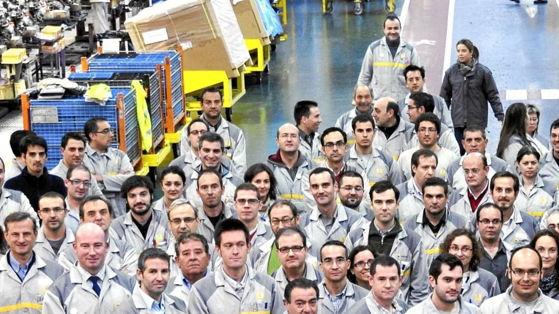 Trabajadores de la planta de Renault de Valladolid