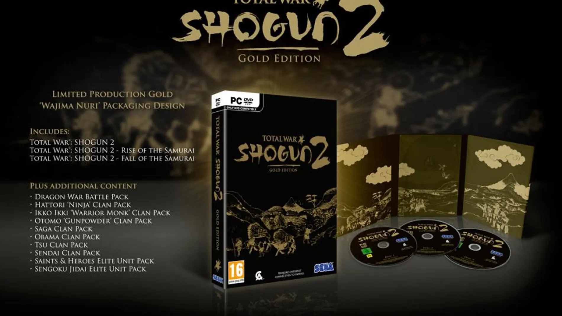 SEGA anuncia el lanzamiento de Total War Shogun 2: Gold Edition