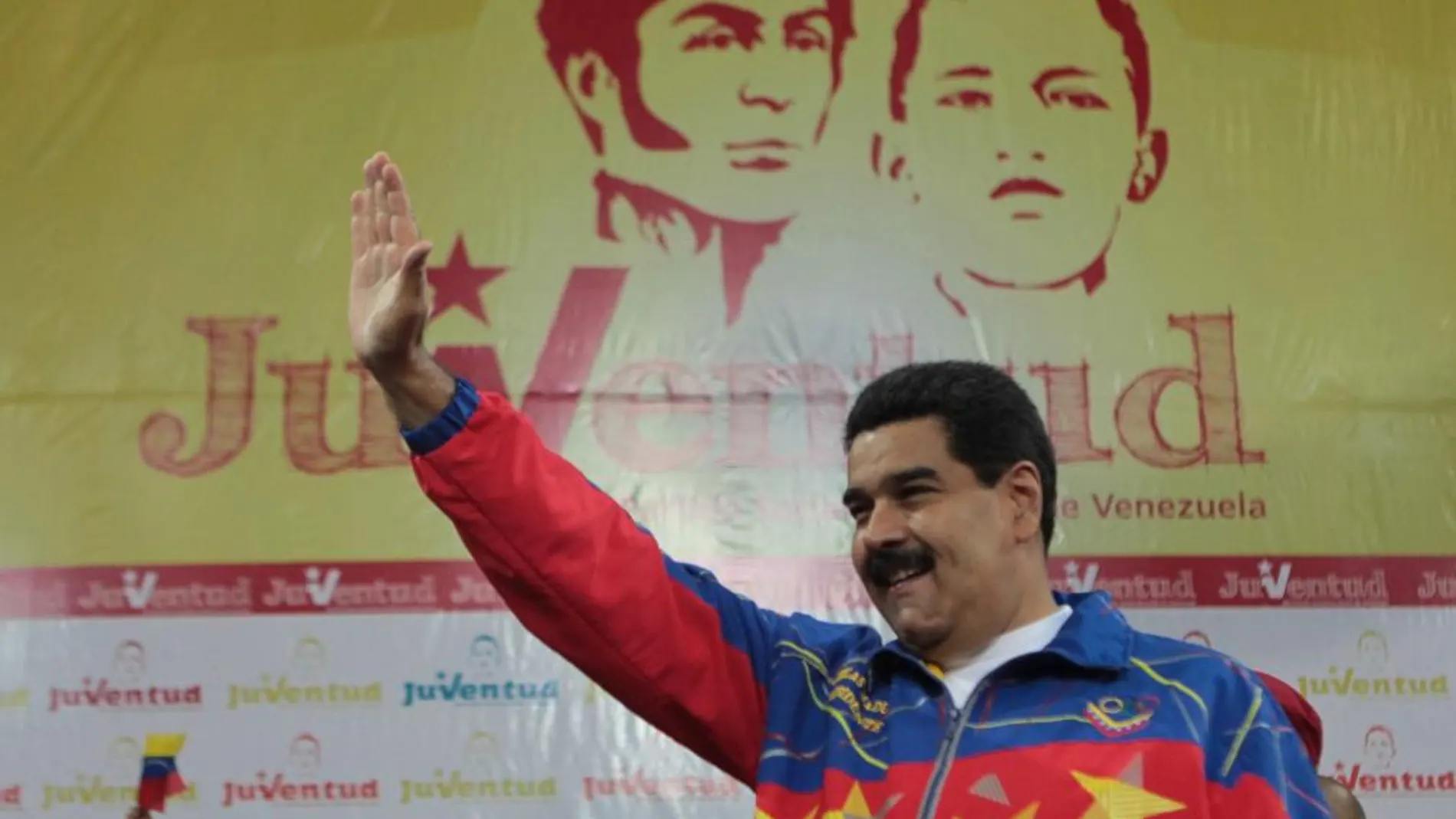 Fotografia cedida por la Presidencia de Venezuela del viernes 12 de septiembre de 2014, que muestra al presidente venezolano, Nicolás Maduro, durante un acto con el sector juvenil del Partido Socialista Unido (PSUV), en Caracas (Venezuela).