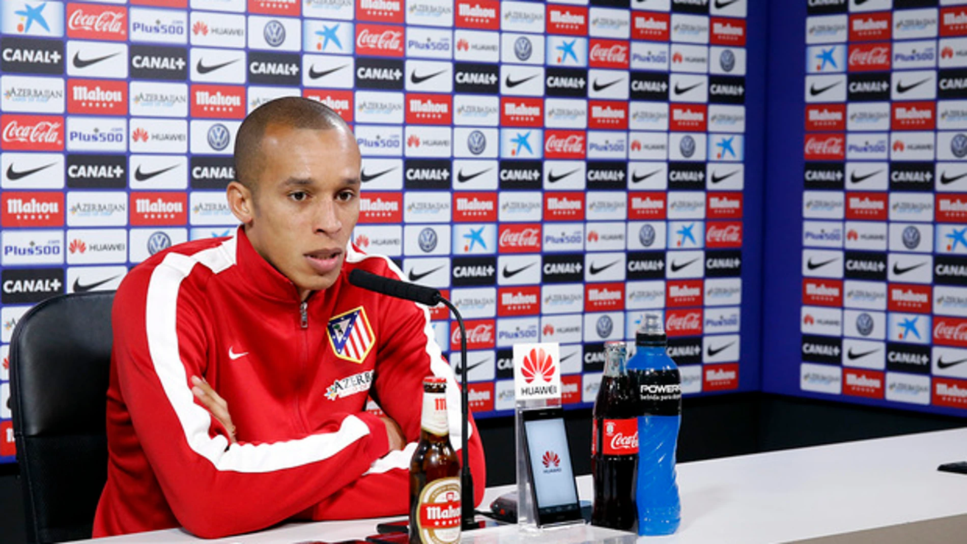 Joao Miranda, en conferencia de prensa hoy