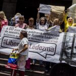 Manifestación para pedir la libertad del líder opositor