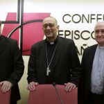 Los representantes de los obispos tras la Asamblea Plenaria