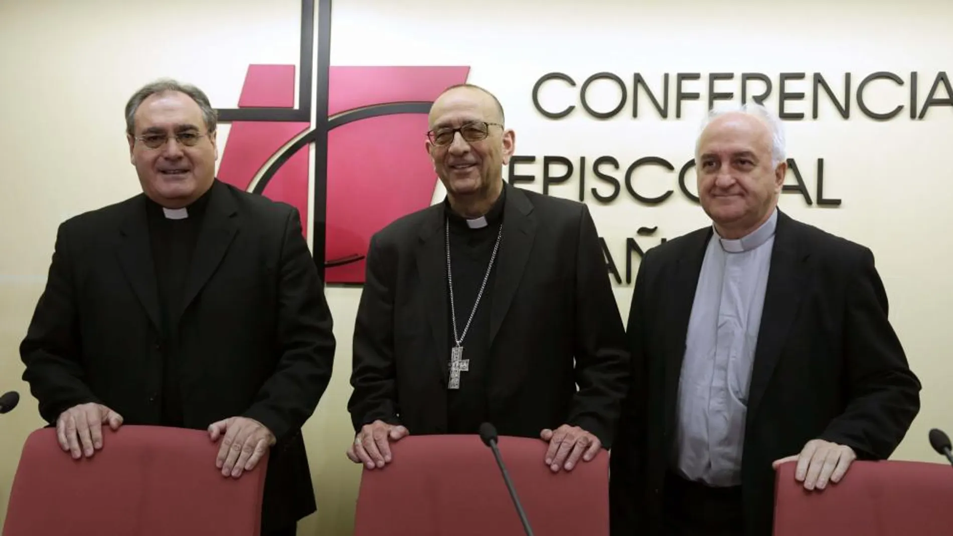 Los representantes de los obispos tras la Asamblea Plenaria
