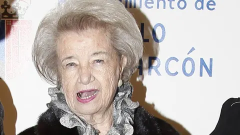 Matilde Conesa durante los premios nacionales de radio 2014