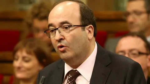 El líder del PSC, Miguel Iceta.