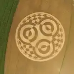  Aparecen extraños círculos en un campo de cultivo alemán