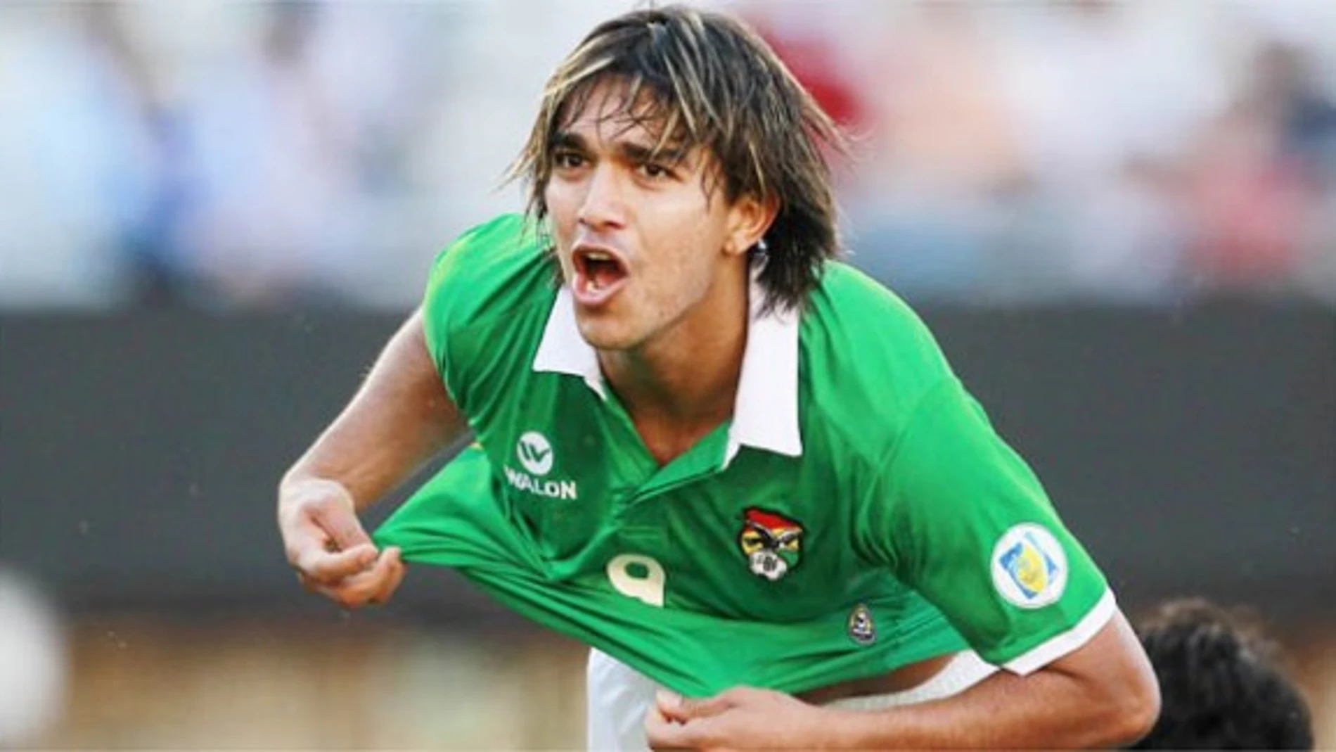 El delantero Marcelo Martins Moreno, estrella de la selección boliviana, y que se ha servido de Brasil como escaparate