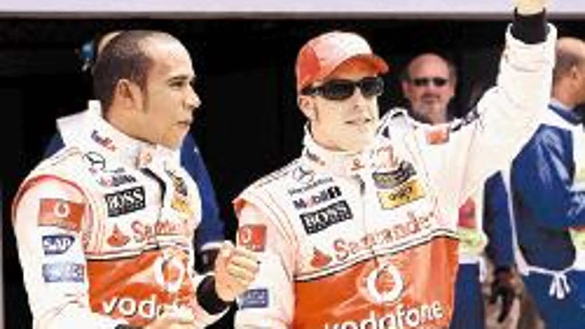 Hamiton y Fernando Alonso, cuando ambos eran compañeros en McLaren